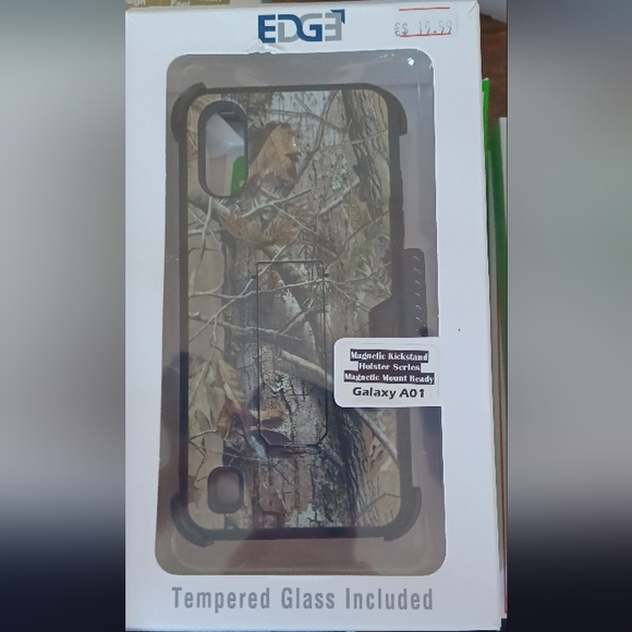 Edge Magnetic Kickstand Holster Series case for the Samsung Galaxy A01 - Picture 2 of 3